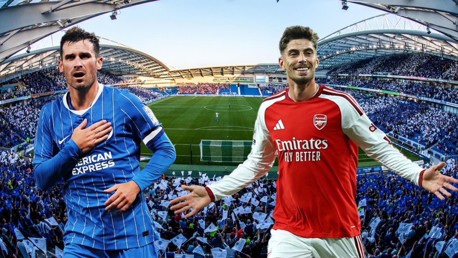 Dự đoán kết quả và đội hình ra sân trận Brighton vs Arsenal