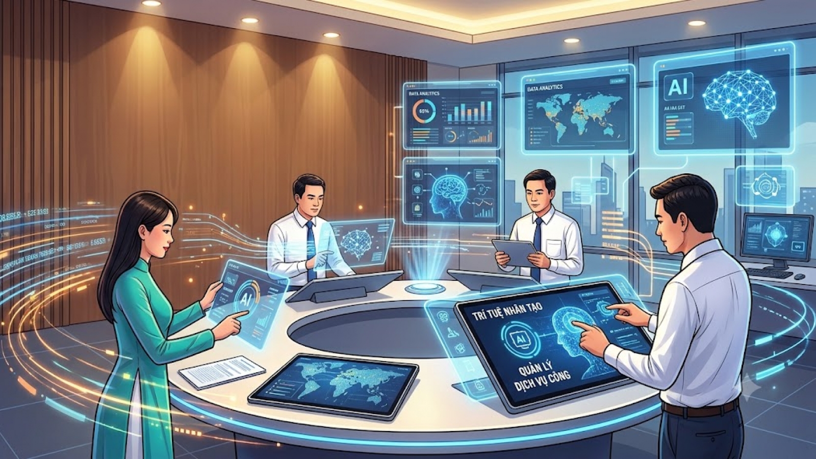 Ứng dụng AI vào công việc, giảm áp lực cho cán bộ cơ sở