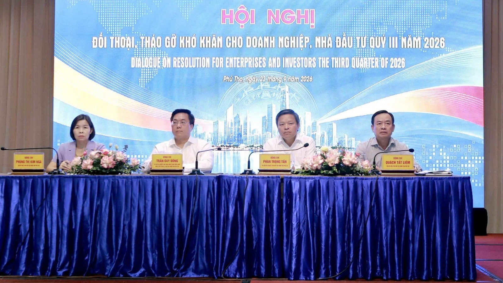 Phú Thọ đối thoại, tháo gỡ khó khăn cho doanh nghiệp, nhà đầu tư