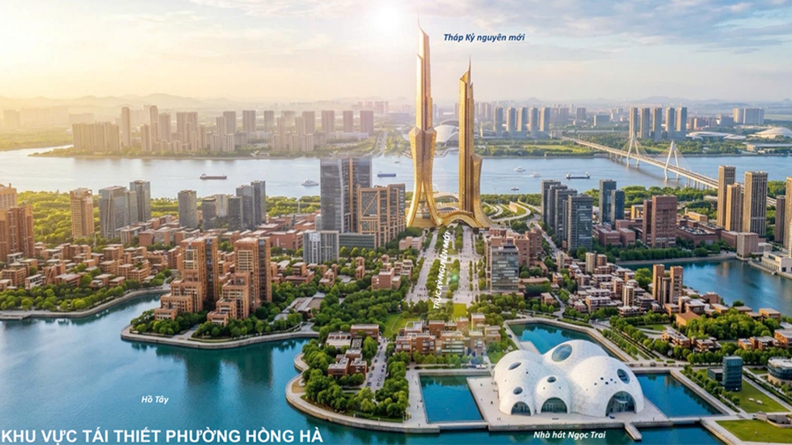 Nguyên tắc điều chỉnh quy hoạch phân khu đô thị sông Hồng