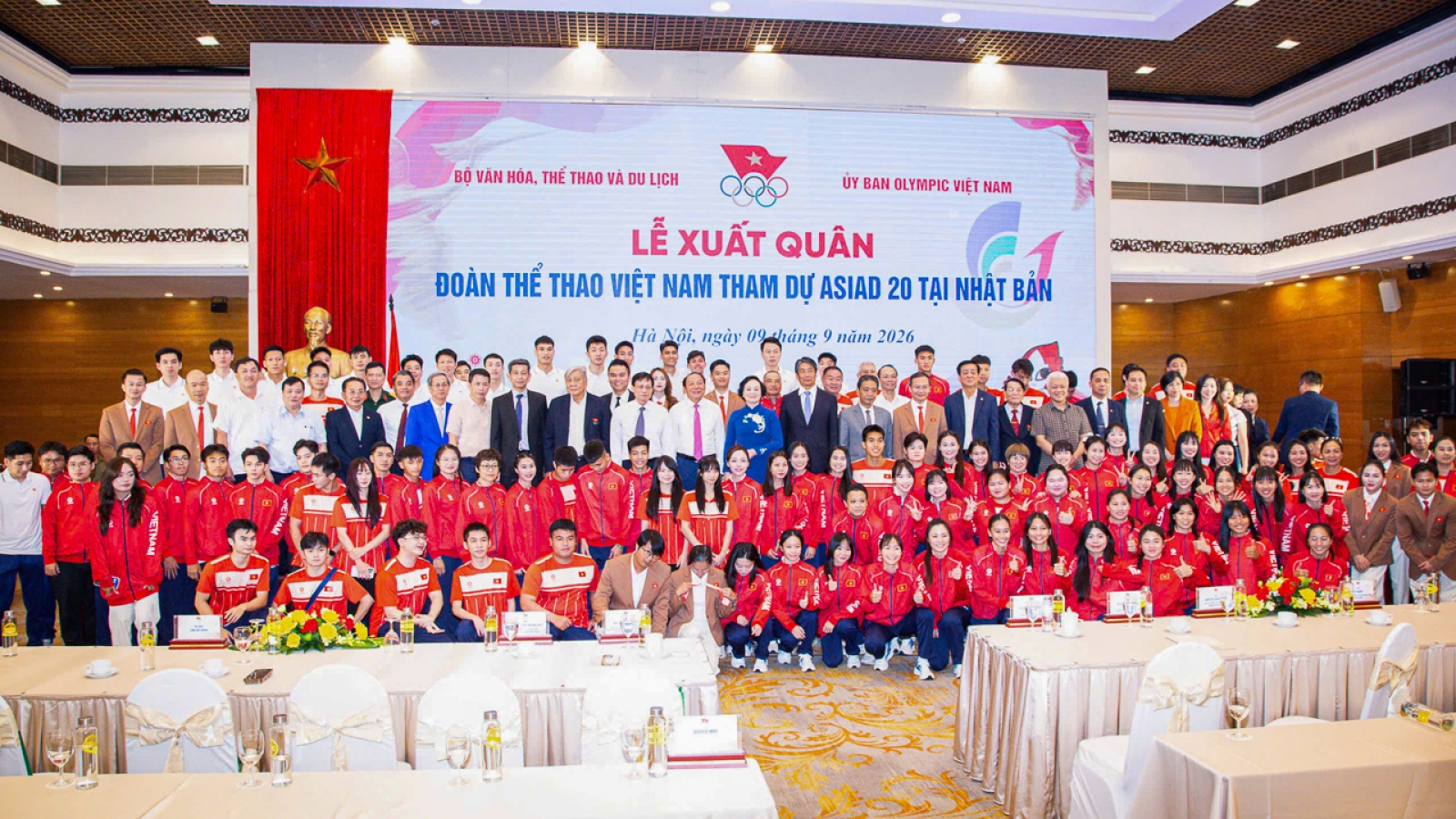 Đoàn Thể thao Việt Nam đặt mục tiêu giành từ 4 HCV trở lên tại ASIAD 2026