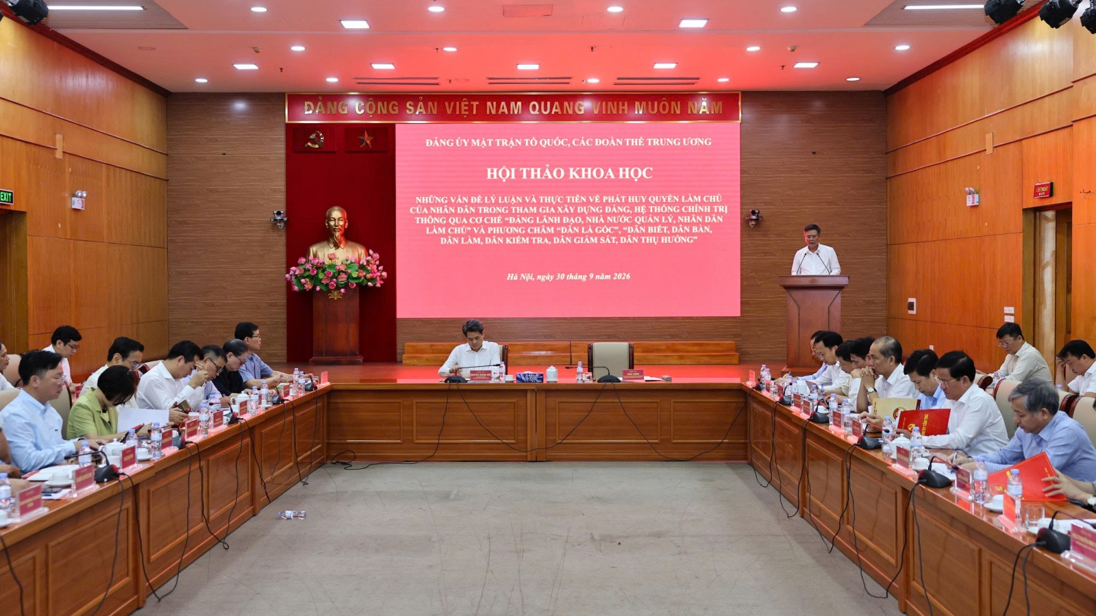 Phát huy quyền làm chủ của Nhân dân trong xây dựng Đảng và chính quyền