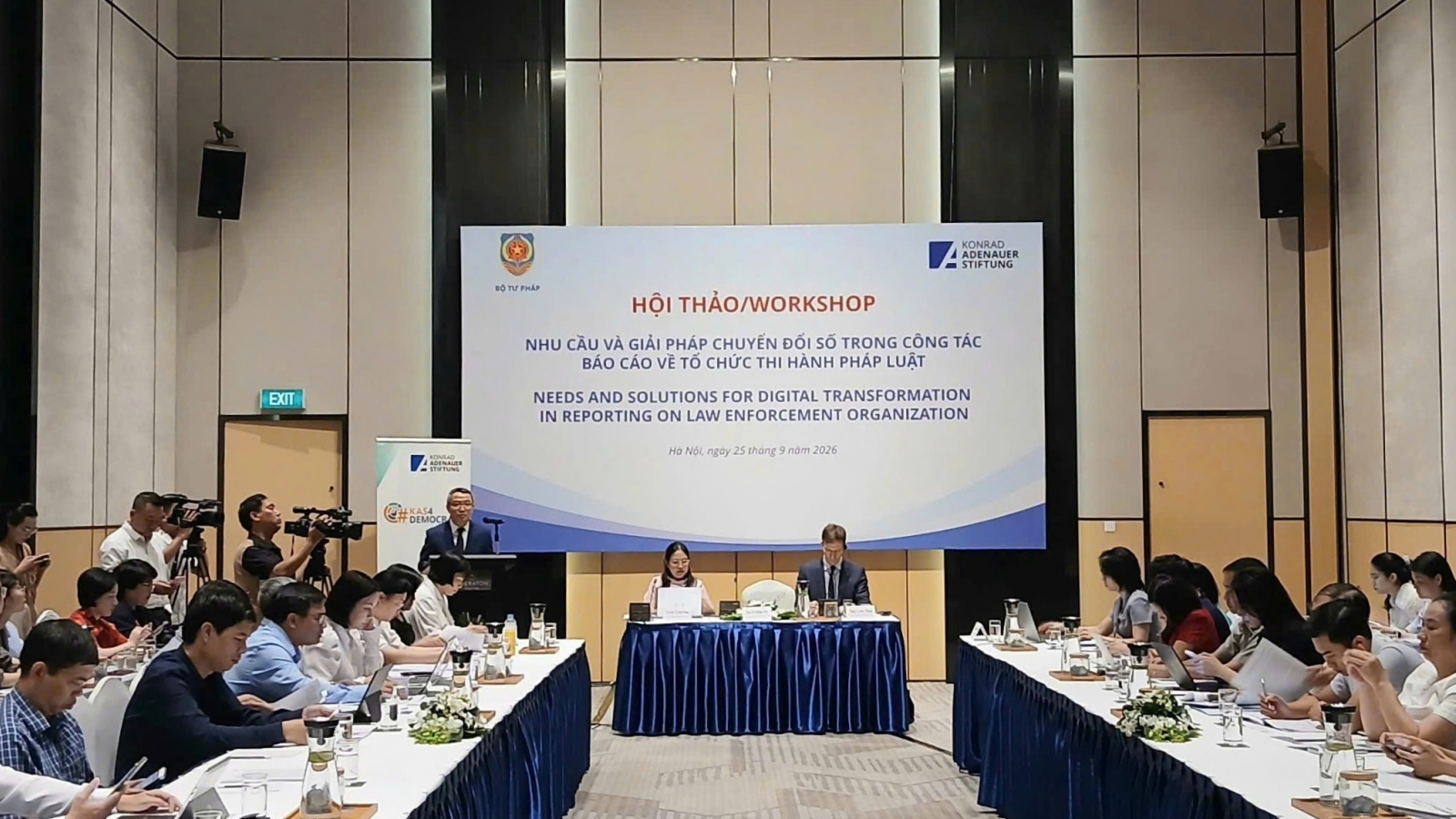 Thúc đẩy chuyển đổi số trong báo cáo về tổ chức thi hành pháp luật