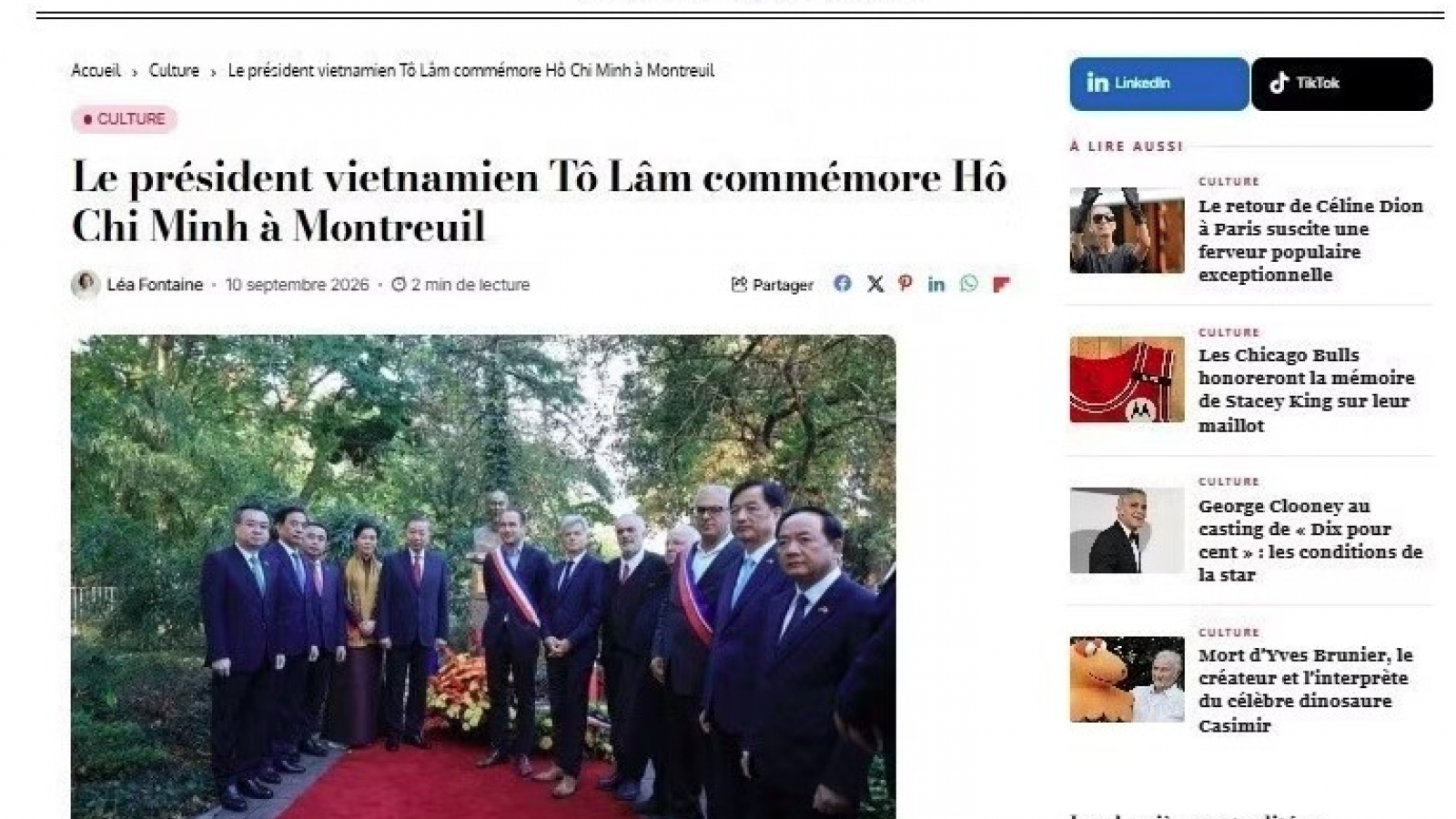 French media highlight momentum in Vietnam–France strategic partnership
