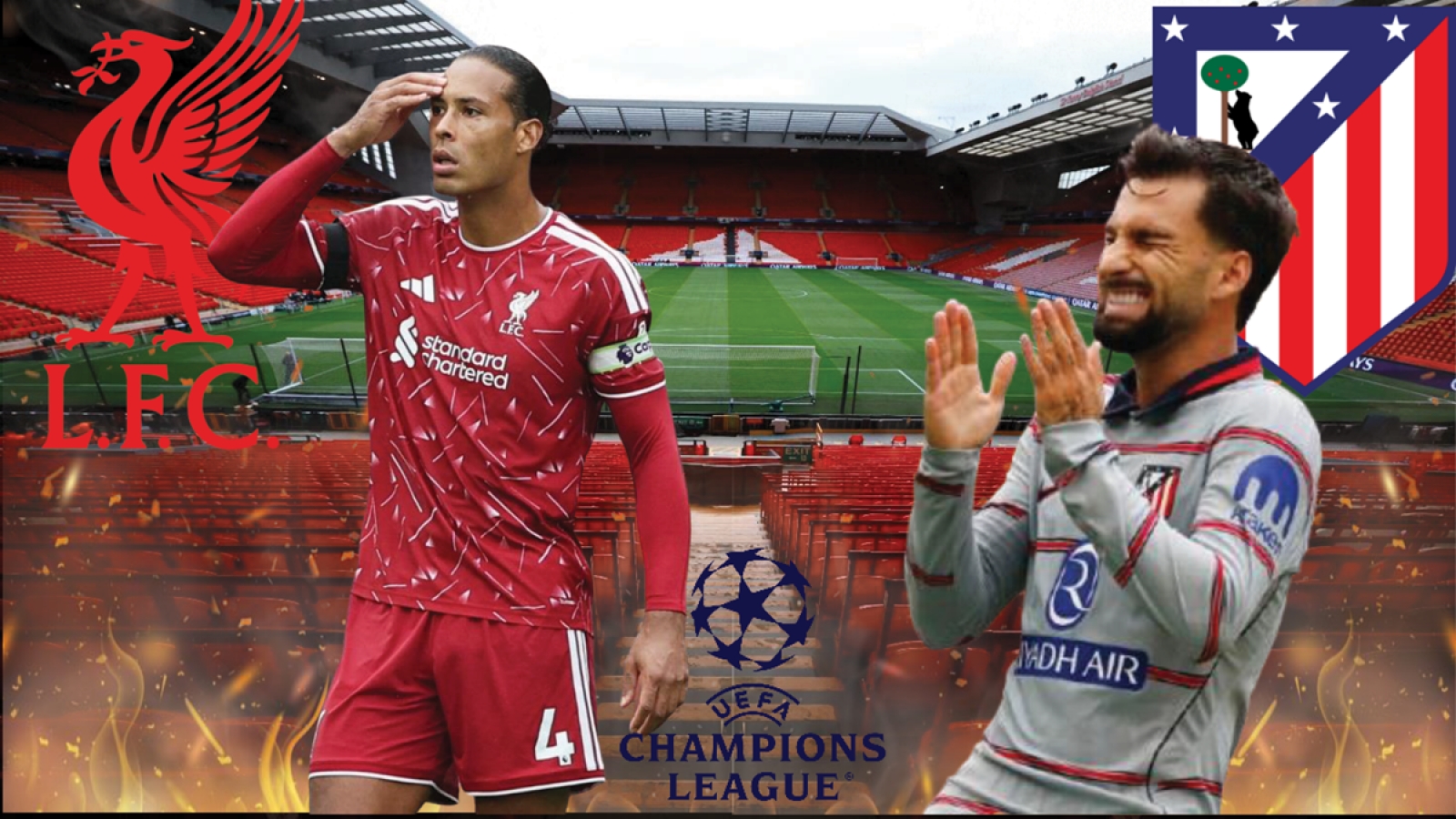 Dự đoán kết quả và đội hình ra sân trận Liverpool vs Atletico Madrid