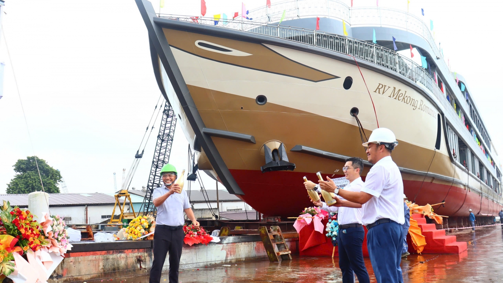 Mekong Romance cruise ship launched ahead of 2027 operations