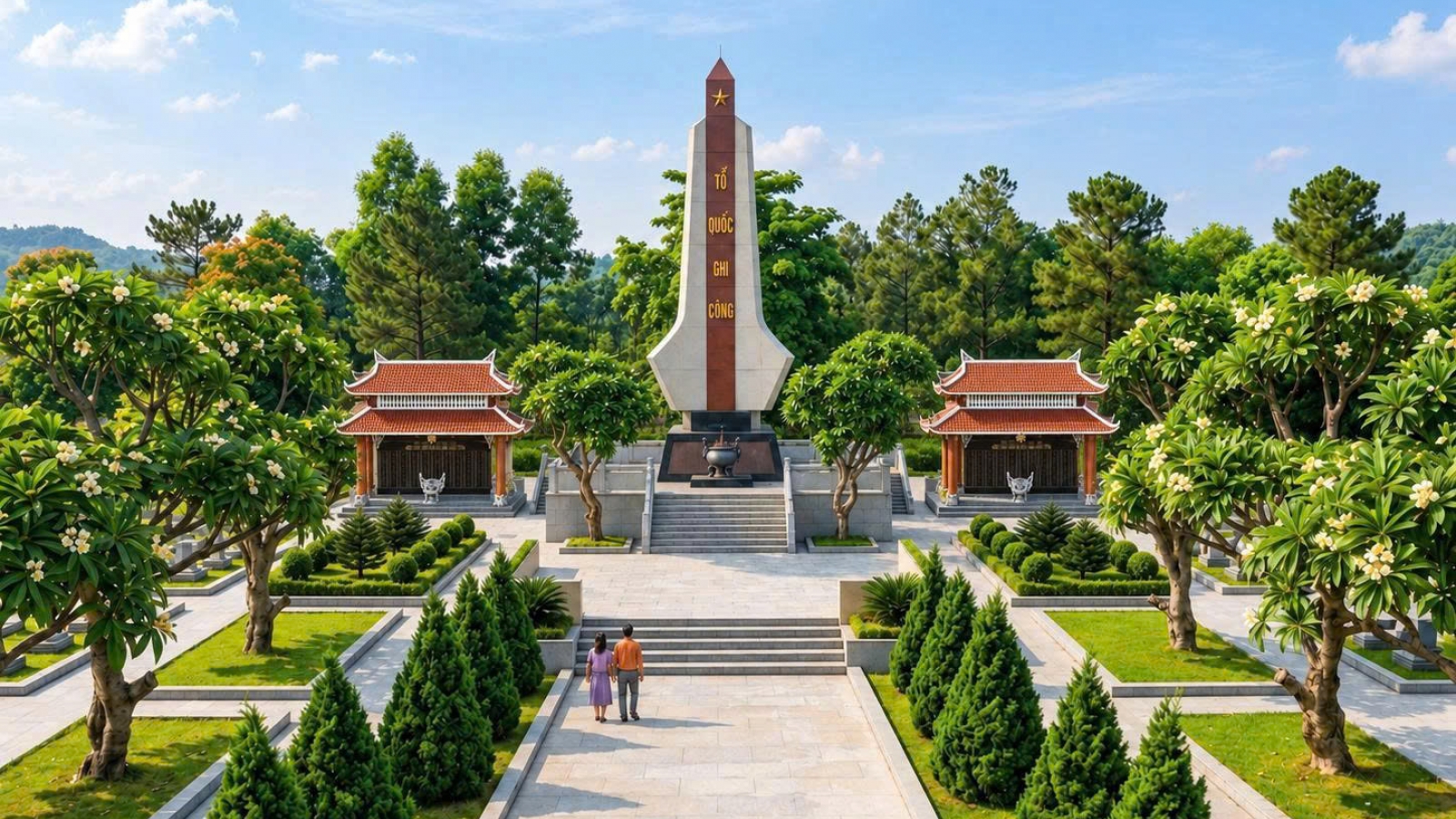 Thái Nguyên tu bổ Nghĩa trang liệt sĩ Dốc Lim