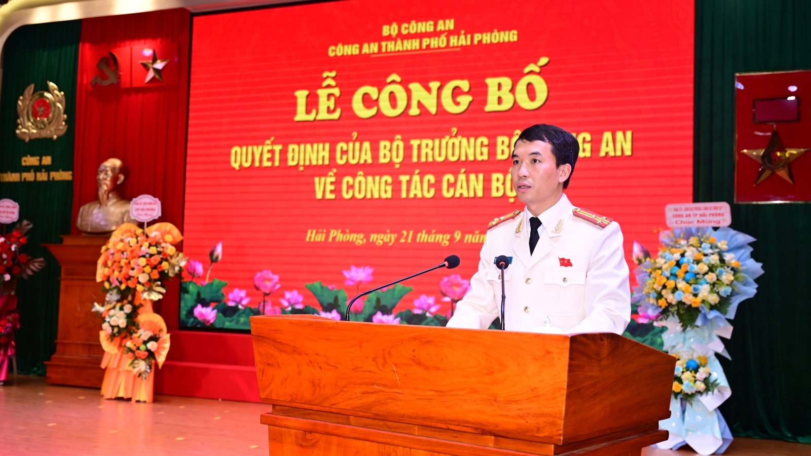Phó Giám đốc Công an TP Hải Phòng giữ chức Phó Trưởng Ban Nội chính Thành ủy