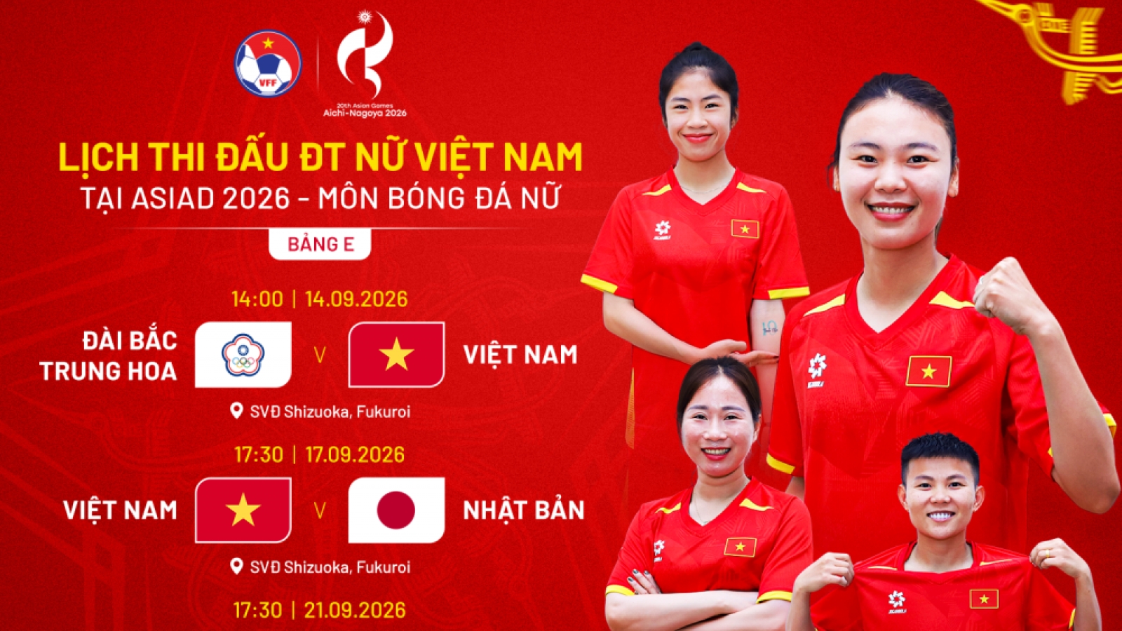 Nhận định Việt Nam vs Đài Bắc Trung Hoa bóng đá ASIAD 2026: Chiến thắng đầu tay?