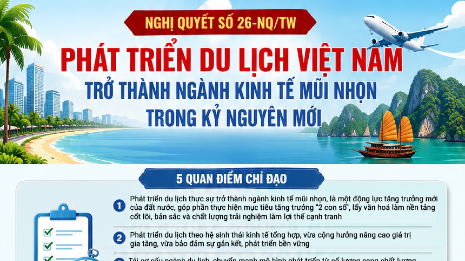 Nghị quyết số 26-NQ/TW của Bộ Chính trị về phát triển du lịch Việt Nam