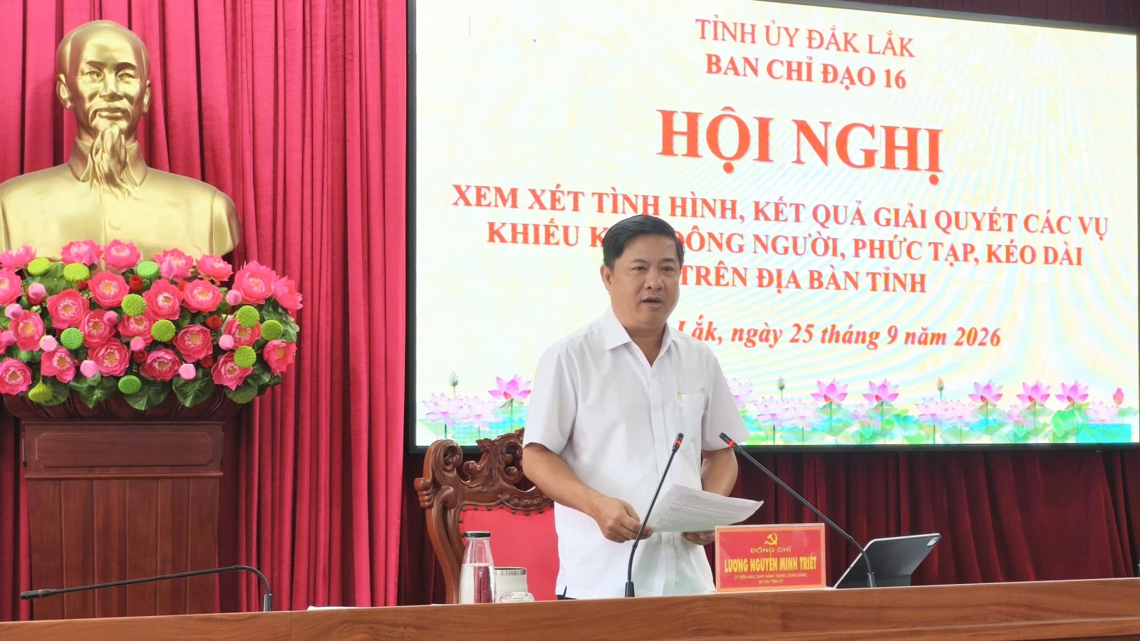 Đắk Lắk tập trung xử lý dứt điểm các vụ việc tham nhũng, khiếu kiện kéo dài