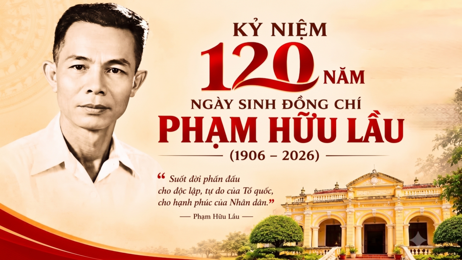 Đồng chí Phạm Hữu Lầu - Nhà lãnh đạo tiền bối xuất sắc của Đảng