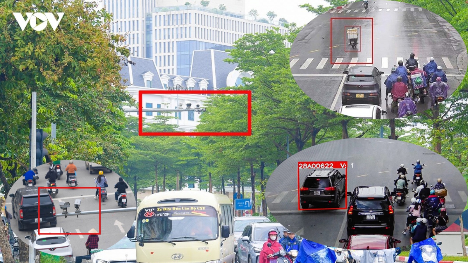 CSGT Hà Nội phạt nguội hơn 4.000 trường hợp vi phạm giao thông qua camera AI
