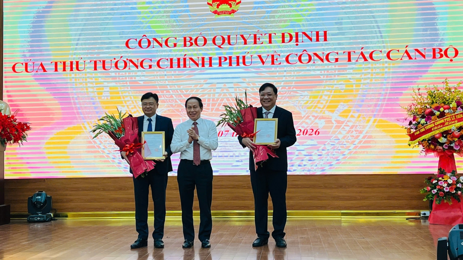 Công bố quyết định bổ nhiệm, điều động 2 tân Phó Tổng Thanh tra Chính phủ