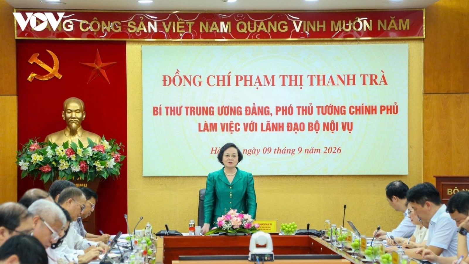 Bộ Nội vụ đẩy nhanh tiến độ hàng loạt nhiệm vụ trọng tâm