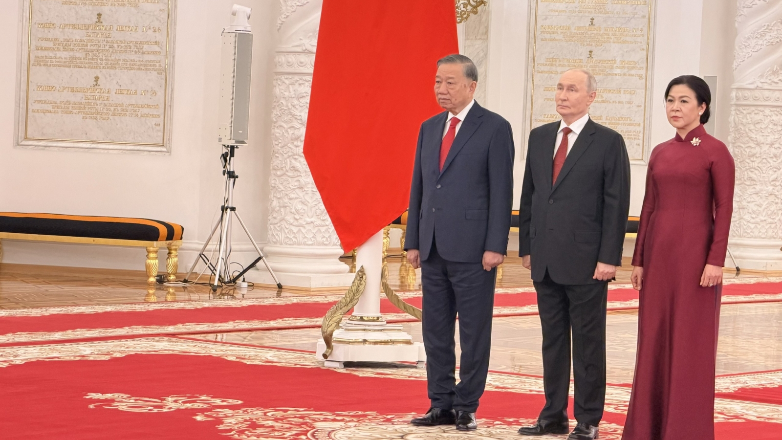 Tổng thống Nga Vladimir Putin chủ trì Lễ đón Tổng Bí thư, Chủ tịch nước Tô Lâm