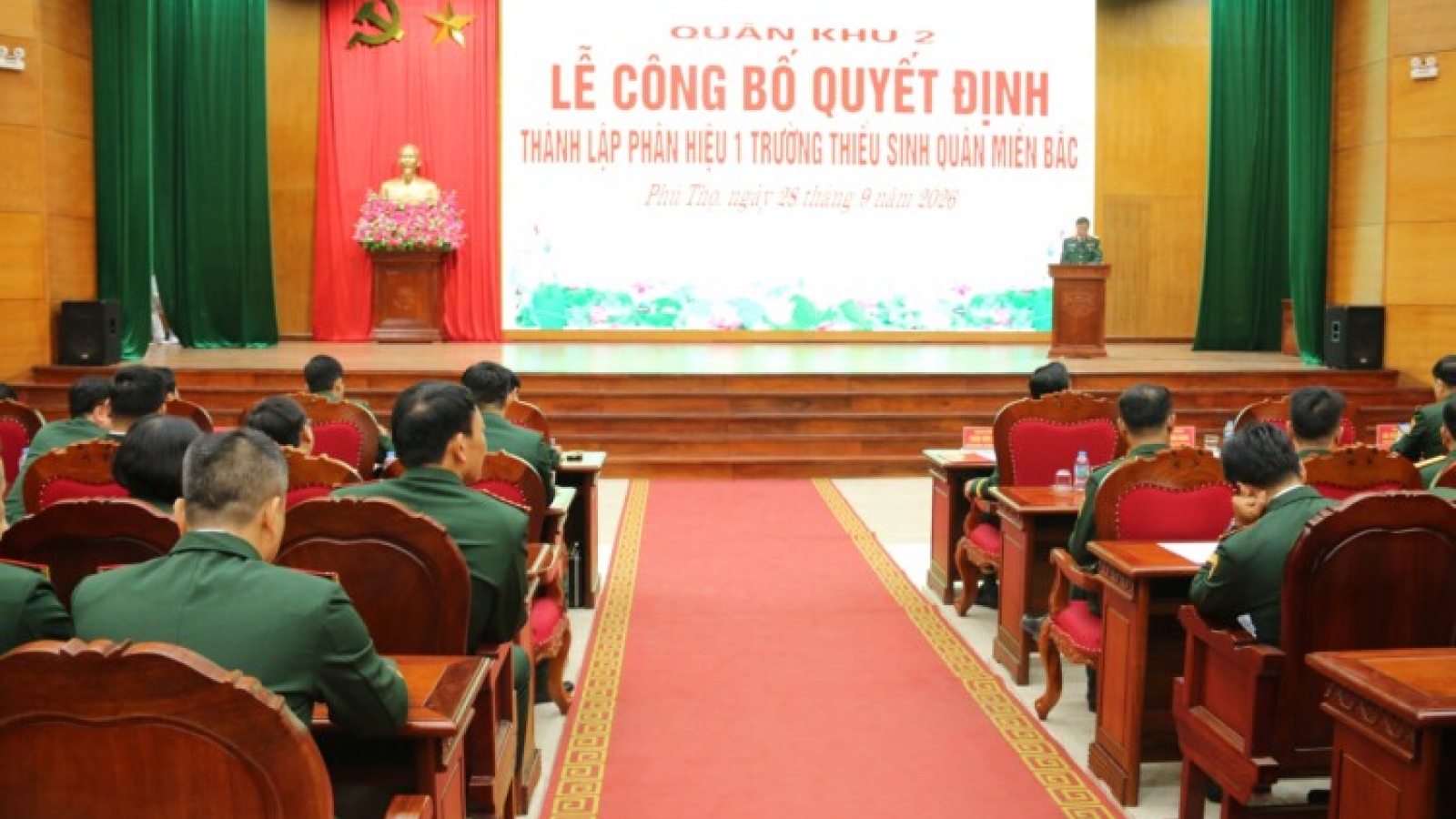 Thành lập phân hiệu Trường Thiếu sinh quân miền Bắc tại Phú Thọ