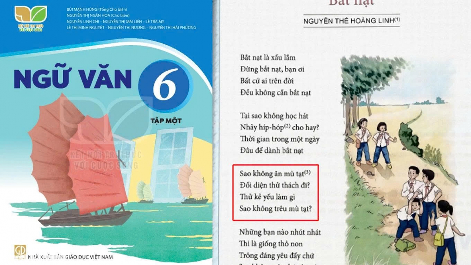 Vì sao “Bắt nạt”, “Con chào mào” vào SGK, nhiều tác phẩm quen thuộc vắng bóng?