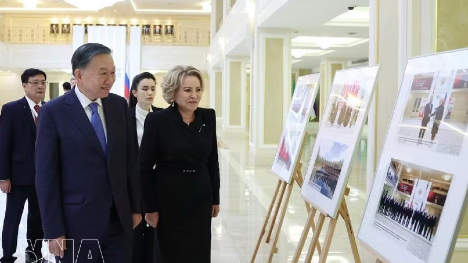 Top leader meets with Chairwoman of Russia’s Federation Council