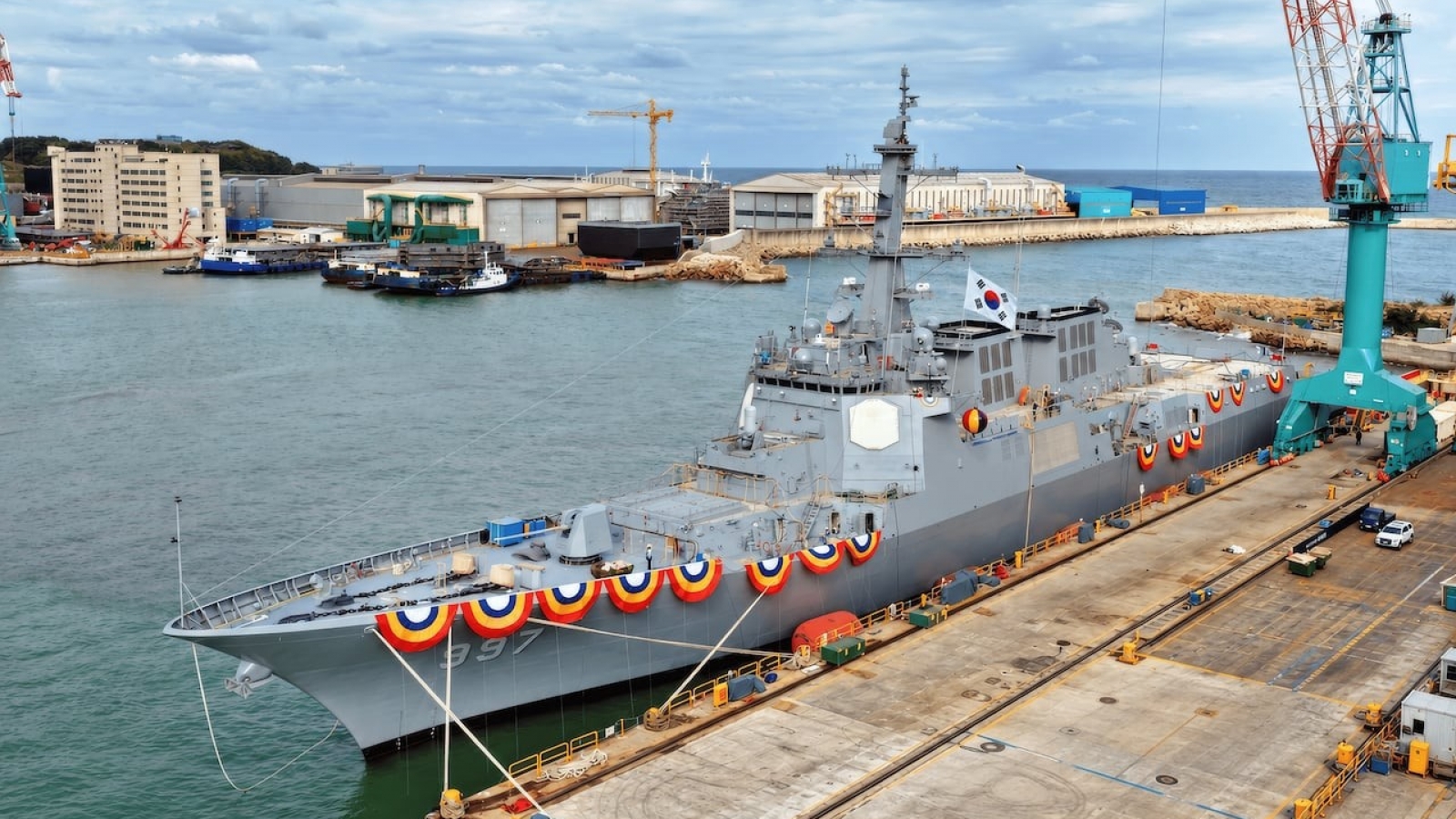 Hàn Quốc hạ thủy tàu khu trục Aegis thứ 6