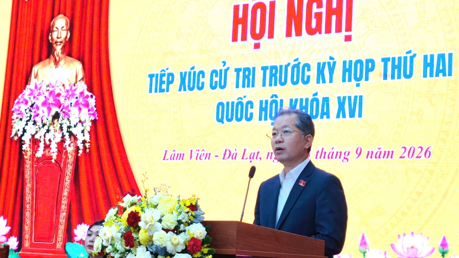 Chánh án TAND Tối cao Nguyễn Văn Quảng tiếp xúc cử tri Lâm Đồng