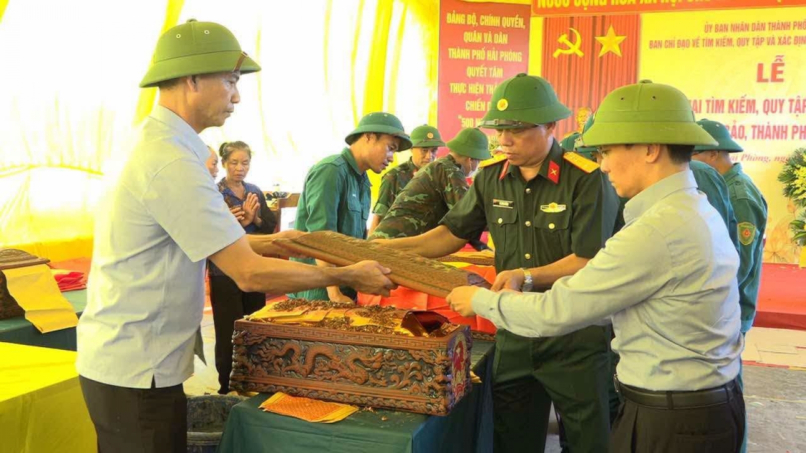 Hải Phòng phát hiện 22 hài cốt liệt sĩ và đồng bào tử nạn tại khu vực Mả Chìa