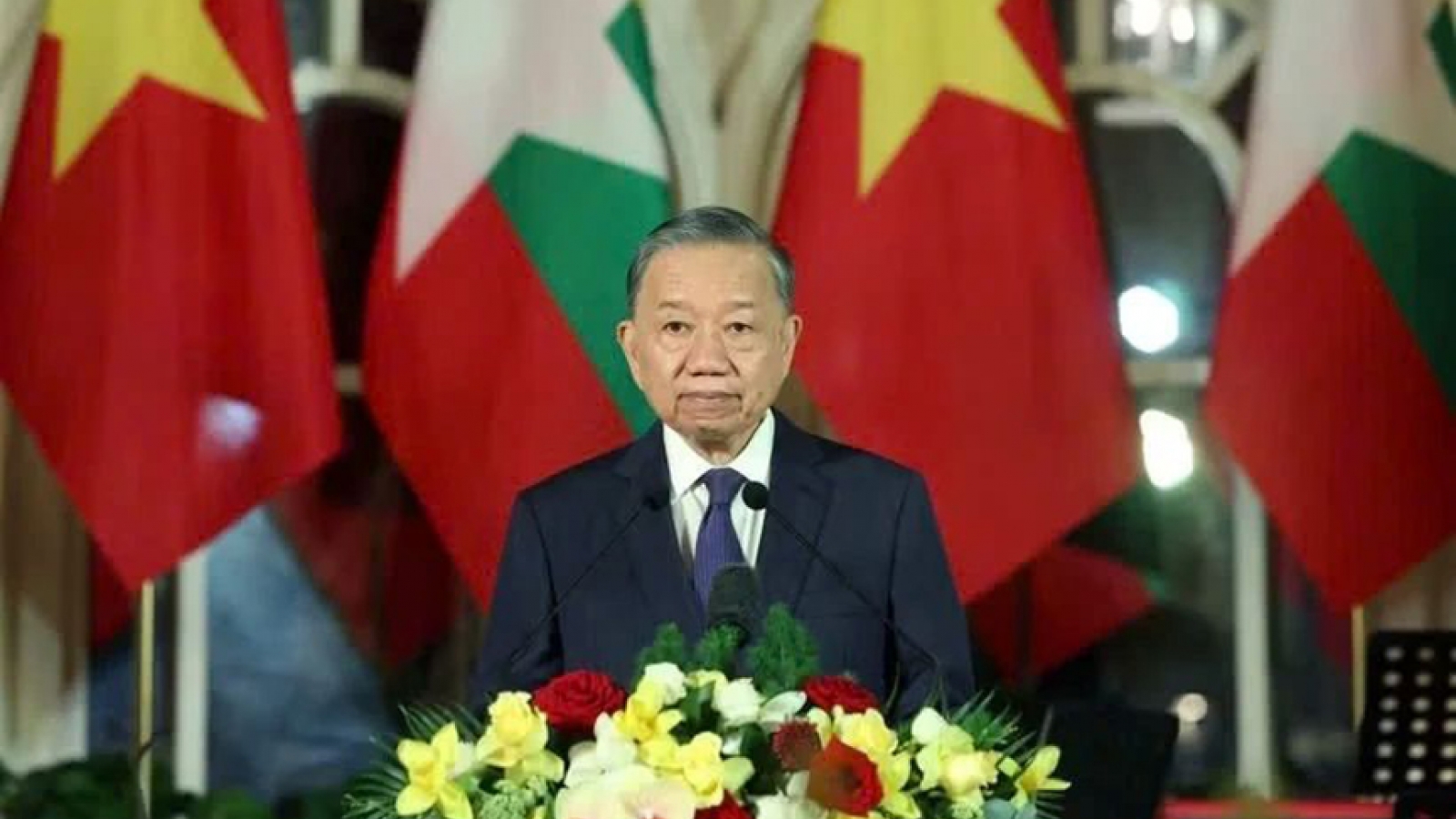 Top leader To Lam highlights new momentum for Vietnam-Myanmar relations