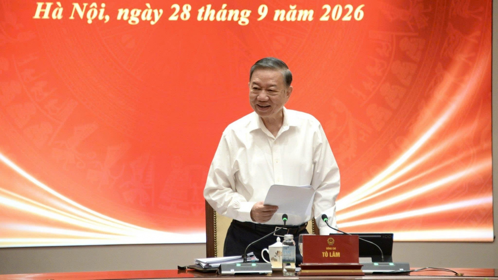 Tổng Bí thư, Chủ tịch nước Tô Lâm chủ trì phiên họp về hoàn thiện thể chế