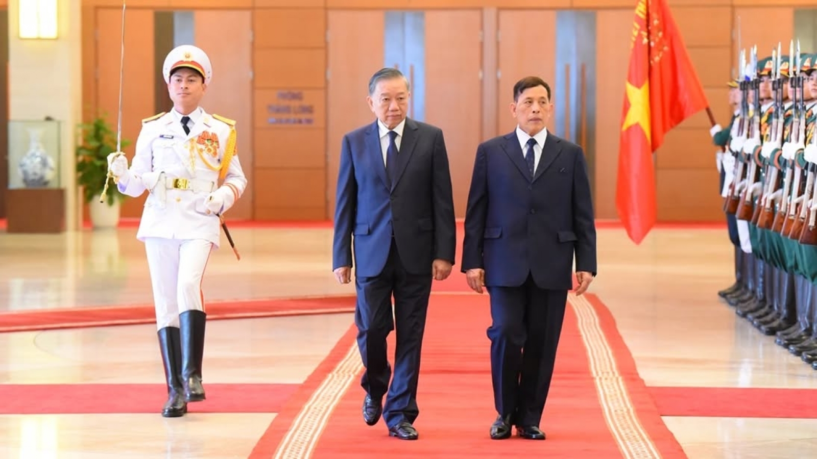 Tổng Bí thư, Chủ tịch nước chủ trì Lễ đón chính thức Nhà vua Vương quốc Thái Lan