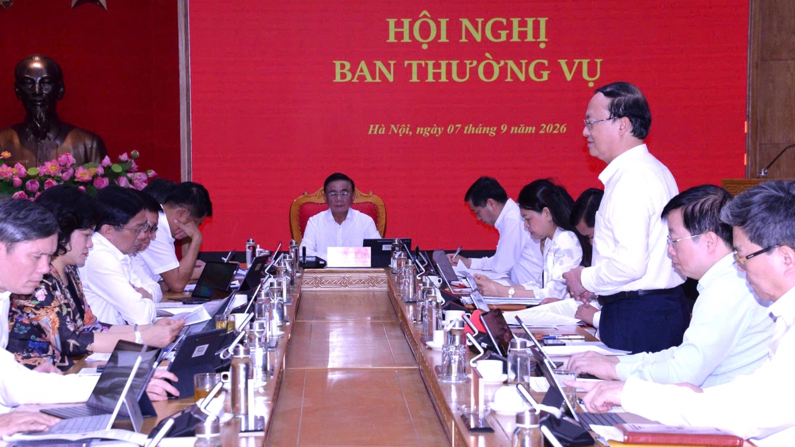 Thường trực Ban Bí thư chủ trì Hội nghị Ban Thường vụ Đảng ủy các cơ quan Đảng Trung ương