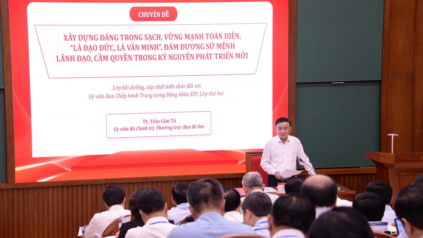 Thường trực Ban Bí thư: Xây dựng Đảng là vấn đề chiến lược, then chốt, căn bản
