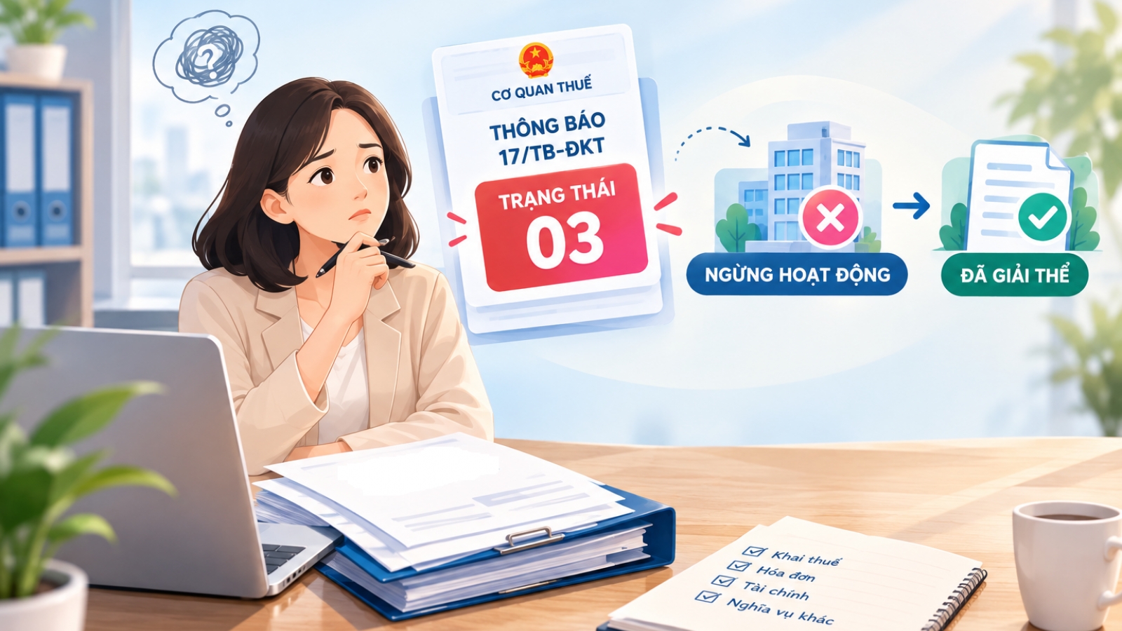 Mã số thuế trạng thái 03: Vì sao doanh nghiệp chưa thể coi là đã giải thể?