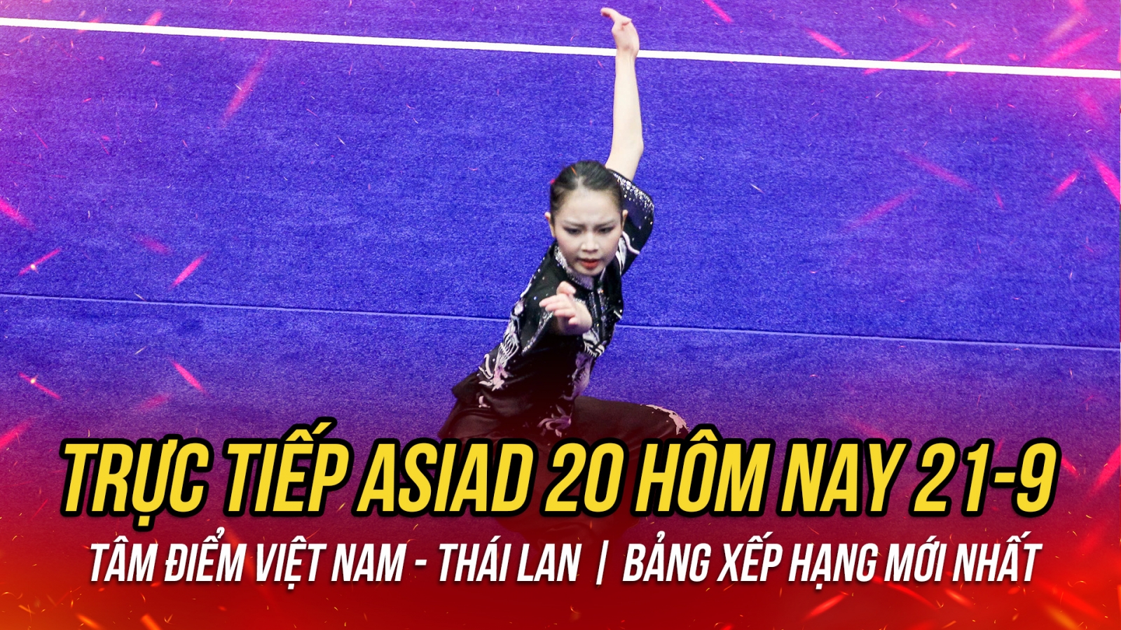 Trực tiếp ASIAD 2026 hôm nay 21/9: Chờ những tấm huy chương tiếp theo