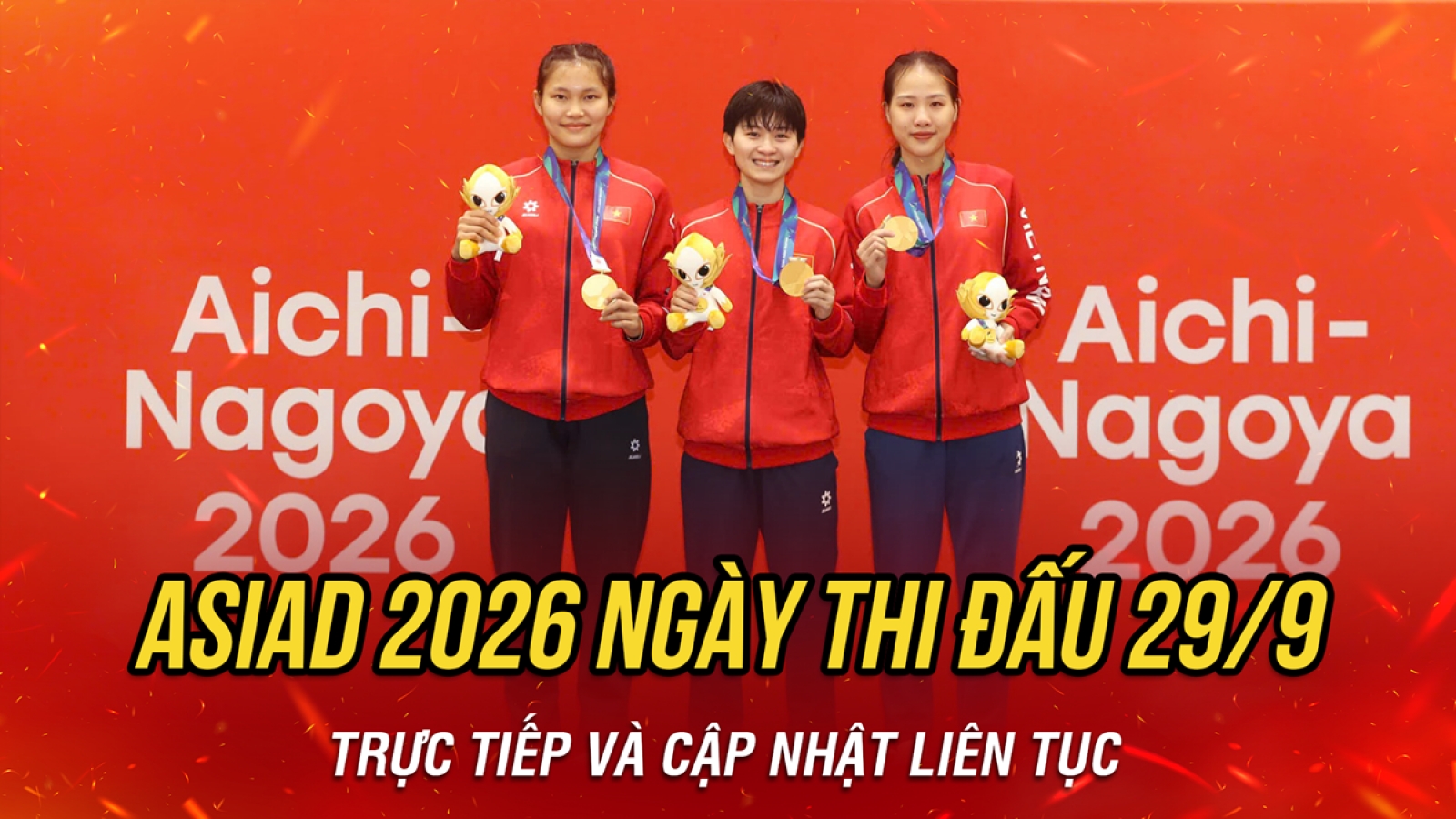 Trực tiếp ASIAD 2026 ngày thi đấu 29/9: Cầu mây có HCV, chờ tin vui từ điền kinh