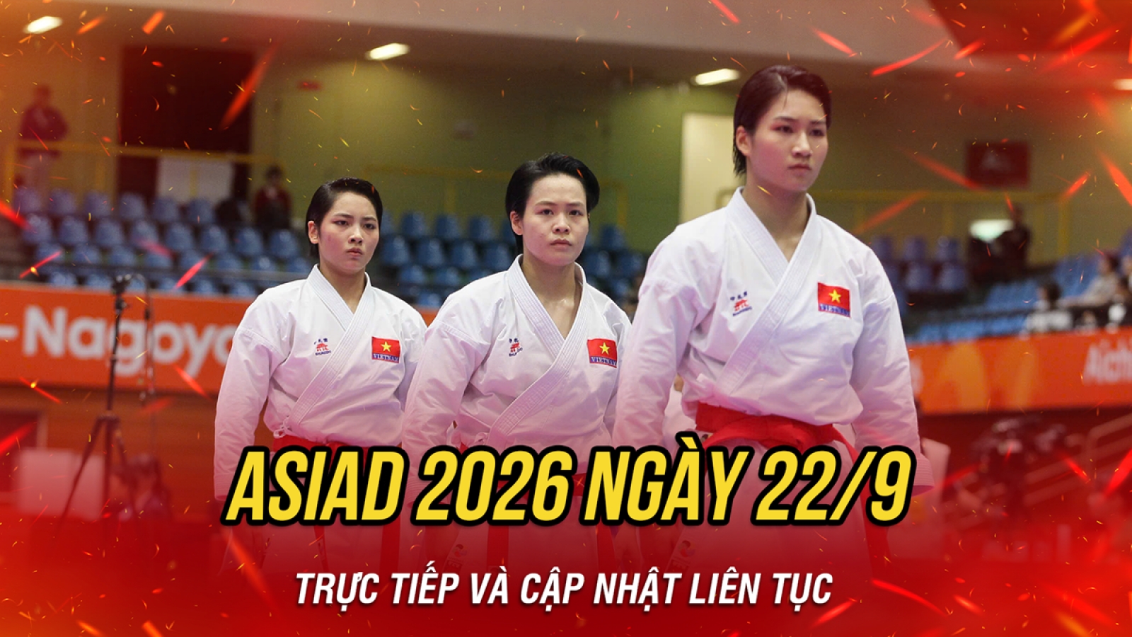 Trực tiếp ASIAD 2026 ngày thi đấu 22/9: Thể thao Việt Nam có thêm huy chương