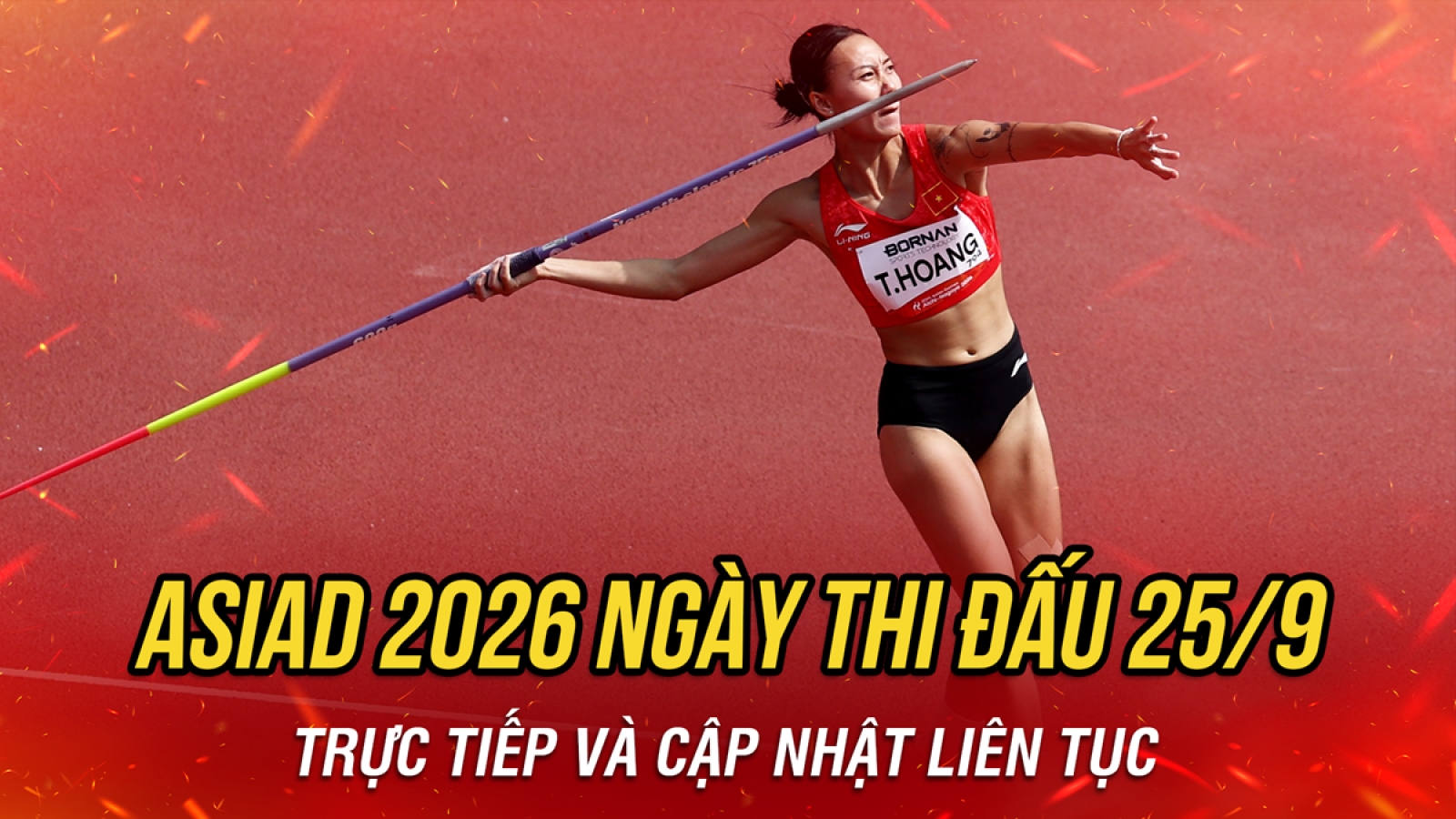 Trực tiếp ASIAD 2026 ngày thi đấu 25/9: Thể thao Việt Nam có thêm huy chương