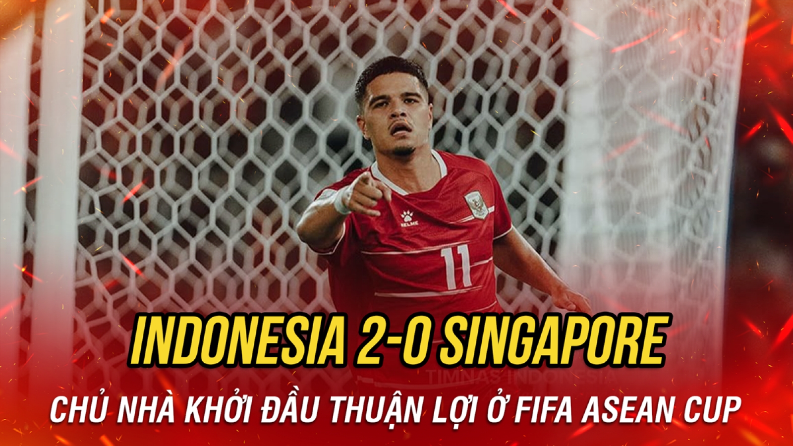 Kết quả FIFA ASEAN Cup 2026 hôm nay 25/9: Indonesia thắng dễ Singapore