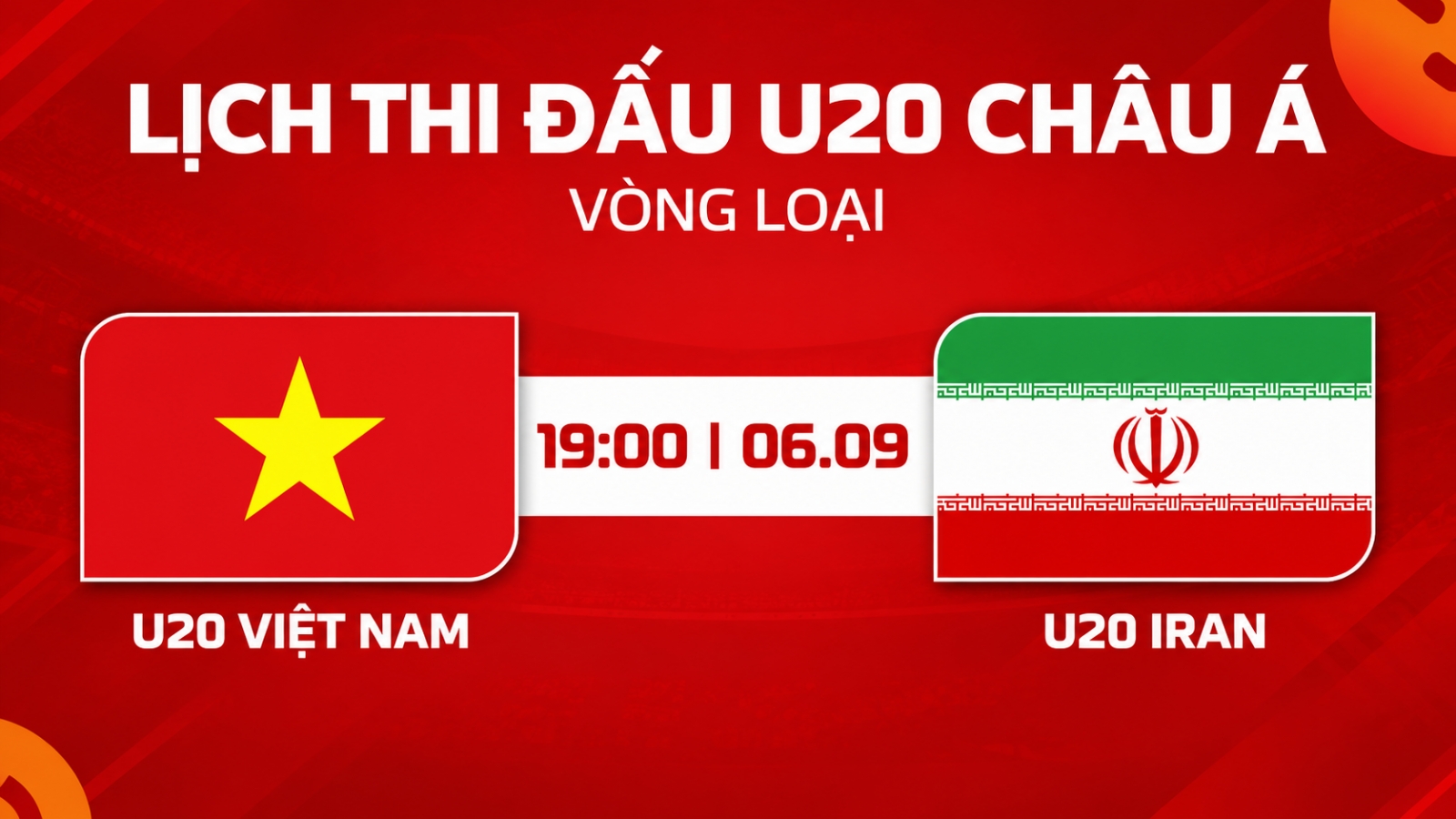 Link xem trực tiếp U20 Việt Nam vs U20 Iran vòng loại U20 châu Á 2027 hôm nay 6/9