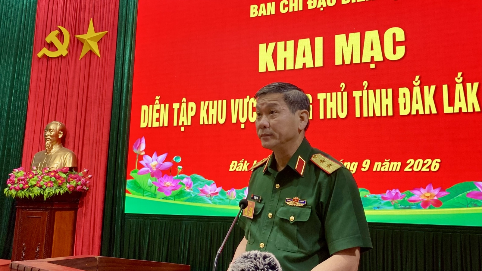 Quân khu 5 khai mạc diễn tập khu vực phòng thủ tỉnh Đắk Lắk năm 2026