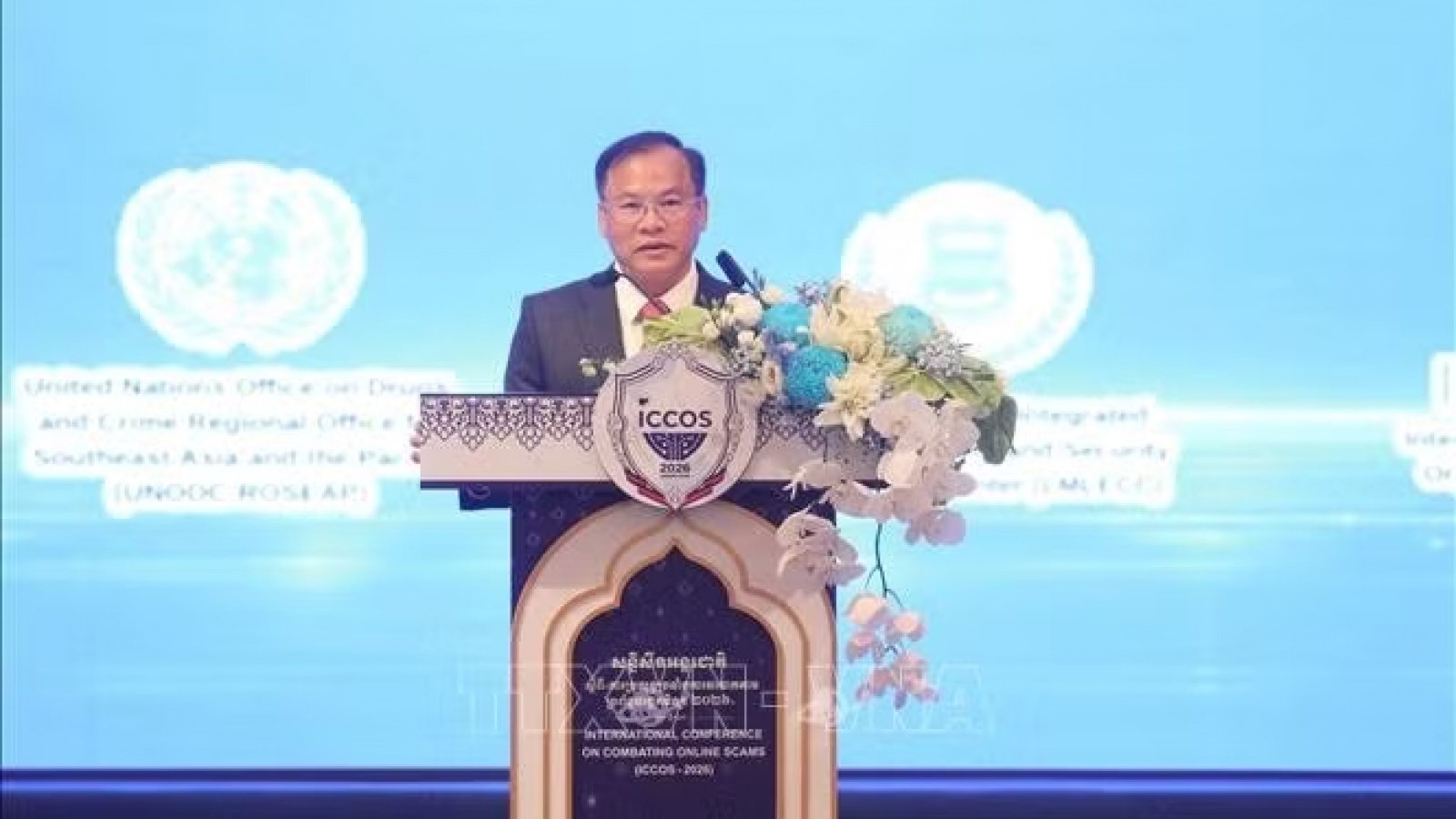 Thượng tướng Nguyễn Văn Long phát biểu tại hội nghị ngăn chặn lừa đảo trực tuyến