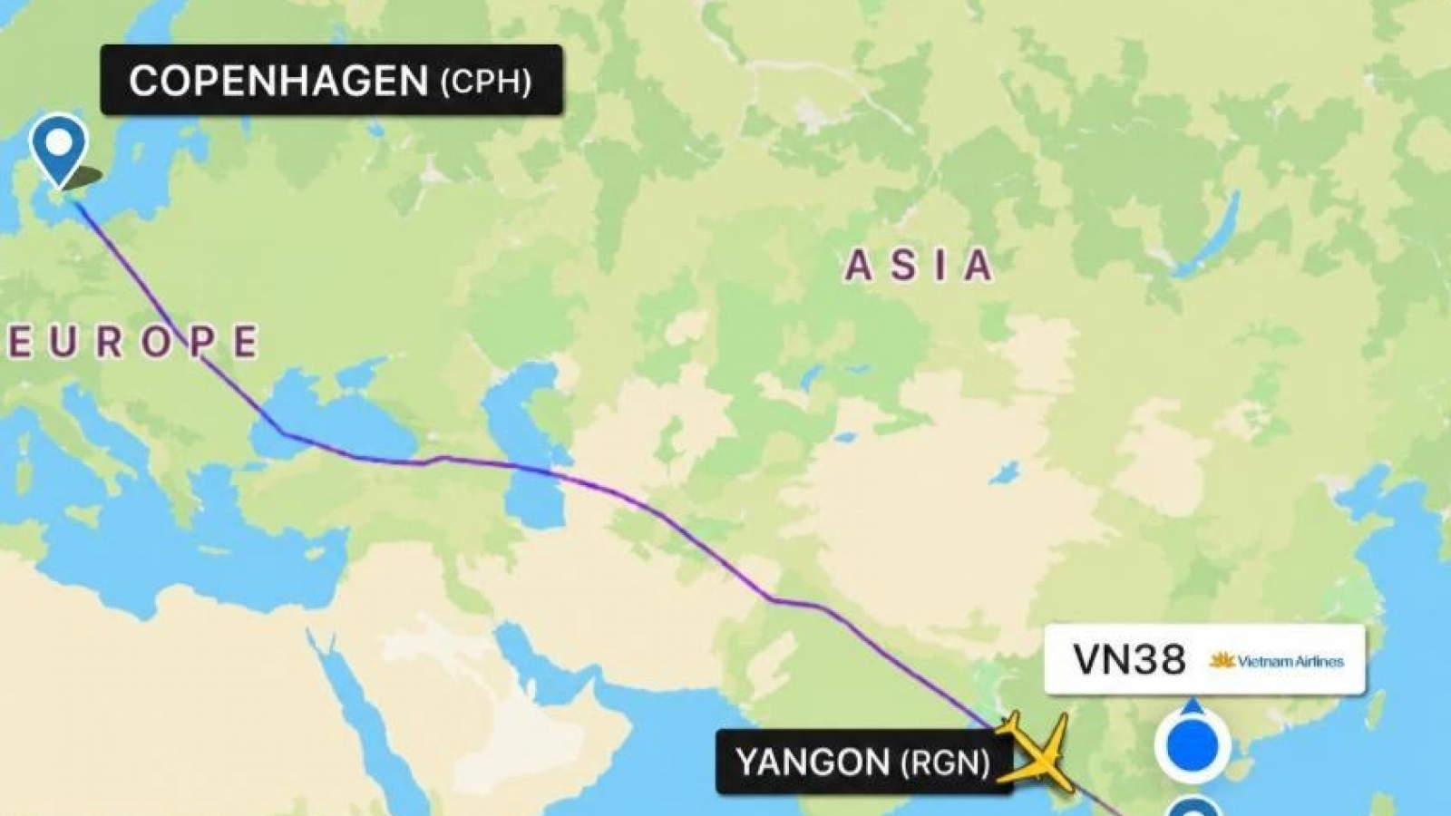 Vietnam Airlines flight diverts to Myanmar after passenger gives birth