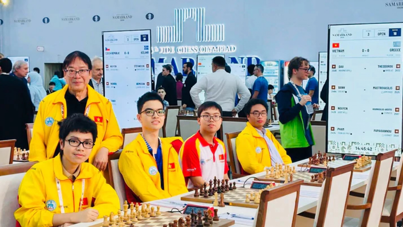 Group B gold for Vietnamese men's chess team at 2026 Olympiad
