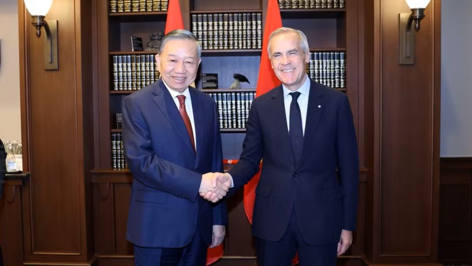 Tổng Bí thư, Chủ tịch nước Tô Lâm hội đàm với Thủ tướng Canada Mark Carney
