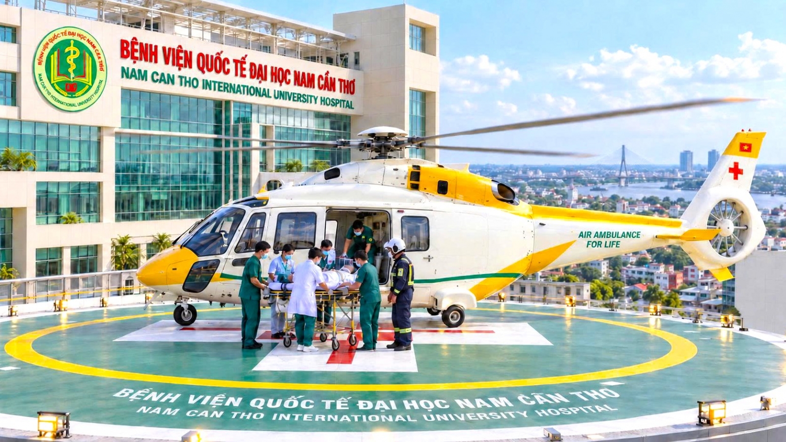 Xây dựng bệnh viện hiện đại 1.500 tỷ có sân đáp trực thăng cấp cứu