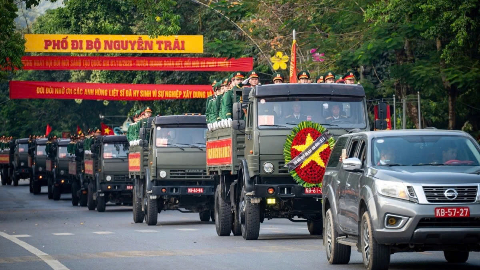 Lễ truy điệu, an táng hài cốt liệt sĩ tại Hải Phòng, Cần Thơ và Tuyên Quang