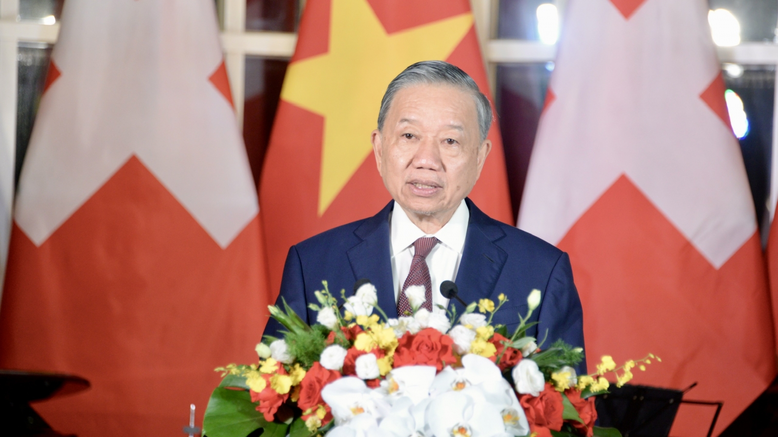 Tổng Bí thư, Chủ tịch nước Tô Lâm chủ trì chiêu đãi Tổng thống Thụy Sĩ