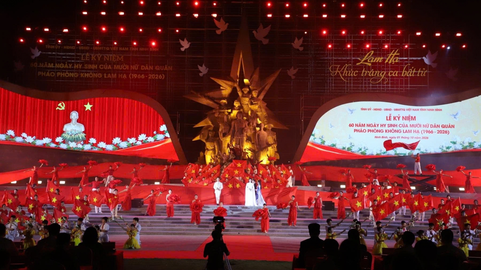 Ninh Bình kỷ niệm 60 năm khúc tráng ca mười nữ dân quân Lam Hạ