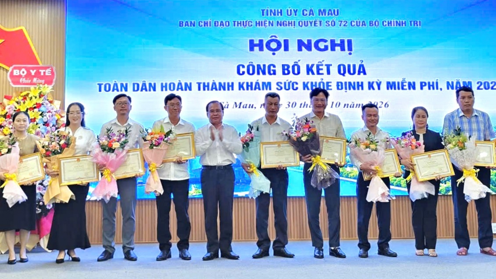 Cà Mau hoàn thành khám sức khỏe toàn dân, đẩy mạnh thực hiện sổ sức khỏe điện tử