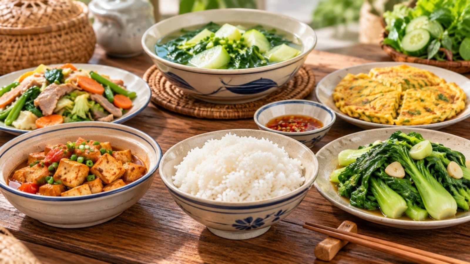 Không có thịt cá, bữa cơm vẫn đủ đạm bằng cách nào?