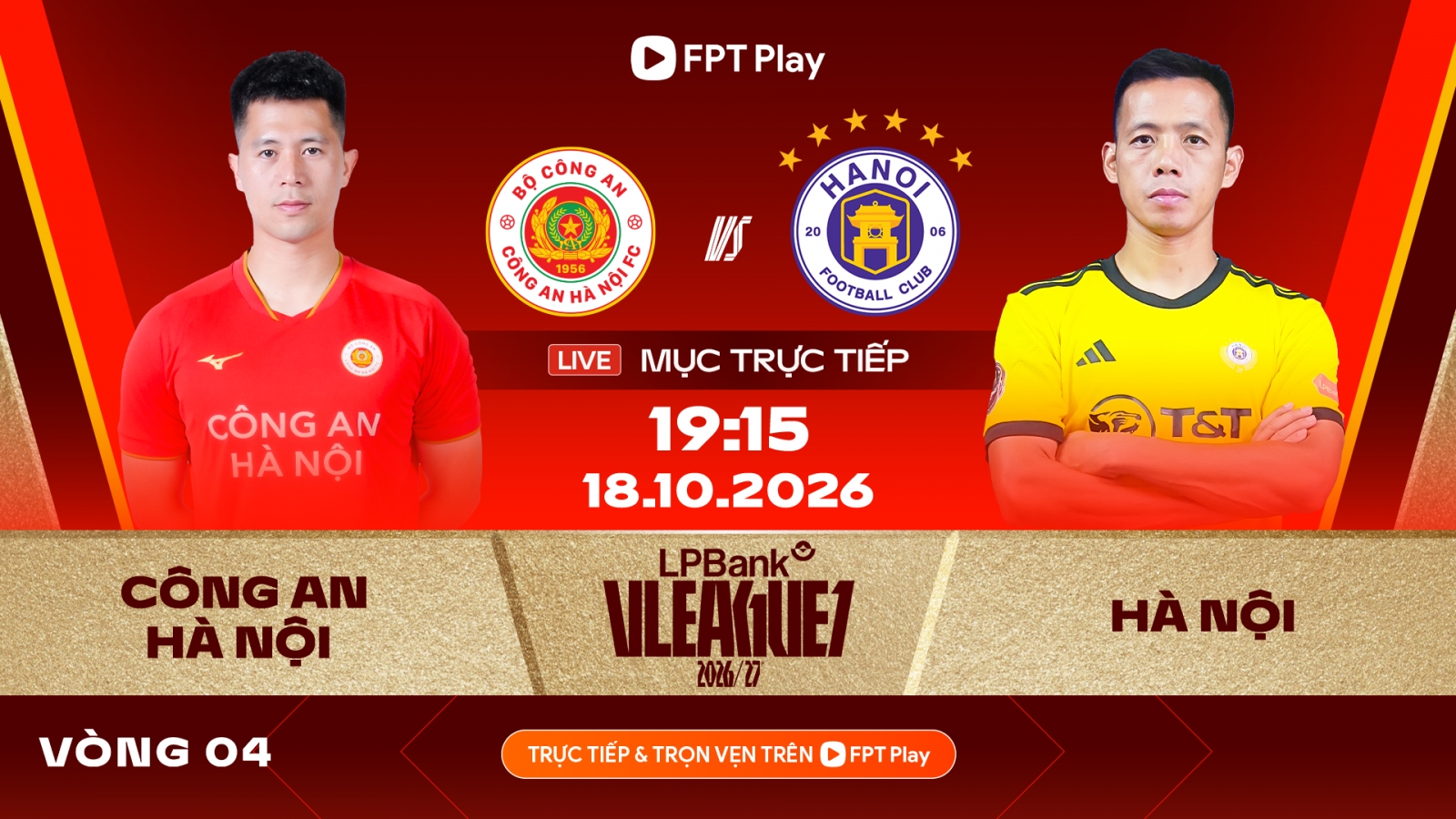 Lịch thi đấu và trực tiếp bóng đá Việt Nam hôm nay 18/10
